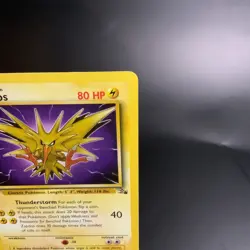 Zapdos 30/62 Non Holo Rare Unlimited Fossil WoTC 1999 TCG Pokemon Card - LP - Image 3