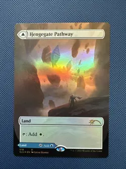 MTG Hengegate Pathway (Borderless) - Secret Lair Series (SLU) NM Foil - Image 1