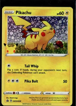 Pikachu (General Mills) SWSH039 Holo Miscellaneous Cards & Products Pokemon NM - Image 1