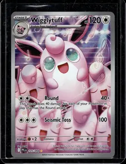 Wigglytuff 105/094 Illustration Rare Phantasmal Flames NM English Pokemon Card - Image 1