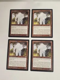 MTG Playset 4x Crystal Golem (Mirage/Artifact/U) - BGM - Image 1