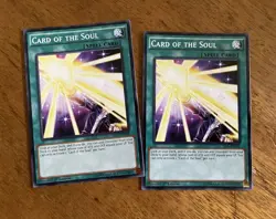 Konami Yu-Gi-Oh! 2x Card of the Soul The Dark Illusion 1st Edition - Image 1
