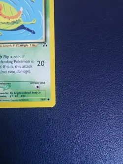 Pokemon Card Weedle 70/75 Neo Discovery Common - Image 5