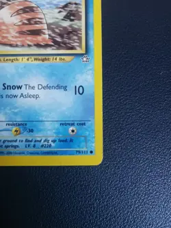 Pokemon Card Swinub 79/111 Neo Genesis Common WOTC - Image 5