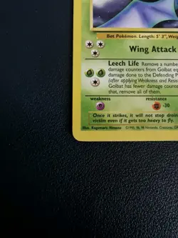 Pokemon Card Golbat 34/62 Fossil Uncommon WOTC - Image 4