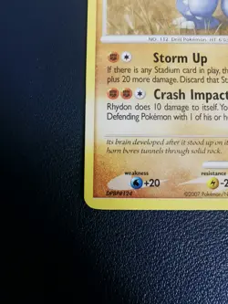 Pokemon Card Rhydon 60/130 Diamond & Pearl Base Set Uncommon - Image 4