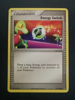 Pokemon Card Trainer Energy Switch 75/108 EX Power Keepers Uncommon - Image 1