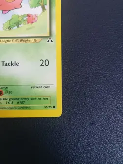 Pokemon Card Hoppip 55/75 Neo Discovery Common - Image 5