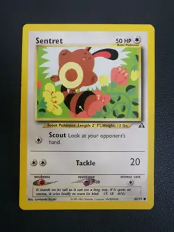 Pokemon Card Sentret 63/75 Neo Discovery Common - Image 1