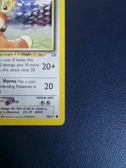 Pokemon Card Stantler 76/111 Neo Genesis Common WOTC - Image 5