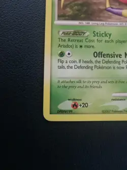 Pokemon Card Ariados 20/123 D&P Mysterious Treasures Non-Holo Rare - Image 4