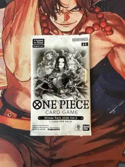 Winner Pack 2026 Vol. 3 One Piece Card Game Promotion Card Sealed - Image 1