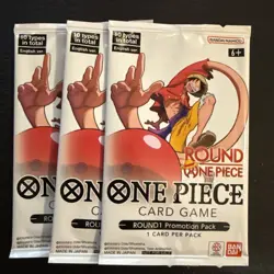 ONE PIECE Card Game ROUND 1 Promo Pack English SEALED - Image 1