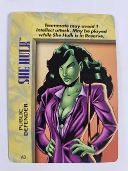 Overpower 8 Card Lot Marvel She Hulk Public Defender x2 Brains & Brawn x3 Vitami - Image 4
