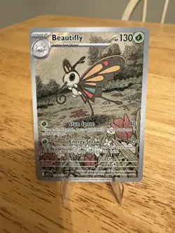 Beautifly 219/217 Ascended Heroes Illustration Rare Holo Pokemon Card 🔥 NM - Image 1