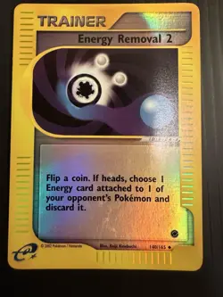 Pokemon Card - Energy Removal 2 Expedition Base Set 140/165 Reverse Holo - Image 1
