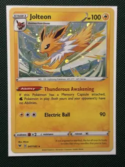 Jolteon X5 Card Lot - Promo, Cosmos Holo, HGSS, 151 - A30 - Image 2