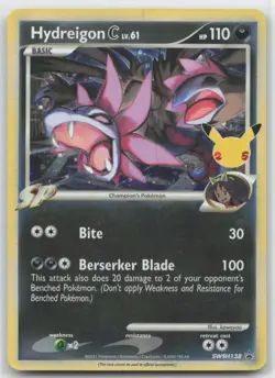 Hydreigon C lv.61 Holo SWSH: Sword & Shield Promo Cards SWSH138 NM - Image 1