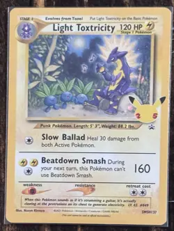 Light Toxtricity SWSH137 SWSH: Sword & Shield Promo Cards Holo - Image 1