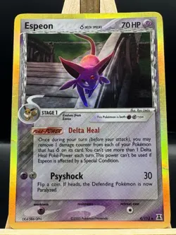 Pokemon TCG Espeon (Delta) EX Delta Species 4/113 Holo Holo Rare - Image 1
