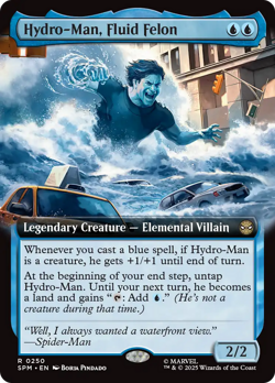 Hydro-Man, Fluid Felon (FOIL) x1 - MTG Marvel's Spider-Man SPM #250 - Image 1