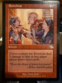 MTG Magic the Gathering Judgment Browbeat 1508 - Image 1