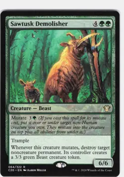 Sawtusk Demolisher #64 Commander 2020 Regular Rare - Image 1