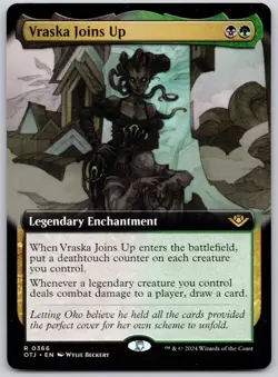 Vraska Joins Up (Extended Art) 366 Outlaws of Thunder Junction MTG LP - Image 1