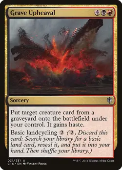MTG Grave Upheaval ** Commander 2016 ** English - Image 1