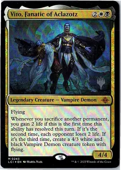 Vito, Fanatic of Aclazotz Promo Pack: The Lost Caverns of Ixalan 243 FOIL Near - Image 1