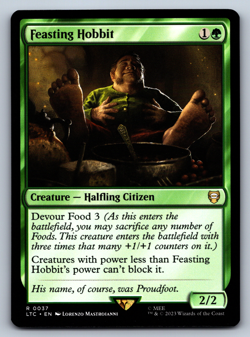 Feasting Hobbit - Lord of the Rings Commander - MTG - Image 1