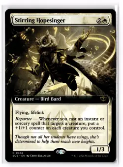 Stirring Hopesinger (Extended Art) 314 Secrets of Strixhaven NM - Image 1