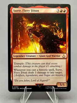 Surtr, Fiery Jotun ACR #293 - MTG Assassin's Creed Near Mint - Image 1