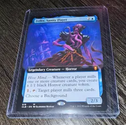 Zellix, Sanity Flayer CLB Extended Art MTG Battle For Baldurs Gate - Image 1
