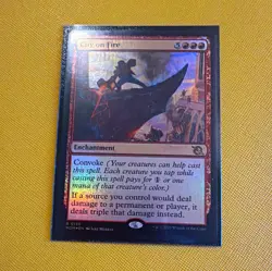 Wizards of the Coast MTG City on Fire 0135 Foil Rare Red EN March - Image 1