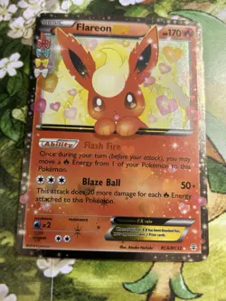 Pokemon TCG Flareon EX RC6/RC32 Generations Radiant Collection Near Mint/LP+ - Image 1