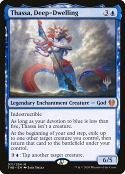 Thassa, Deep-Dwelling (Promo Pack) [Theros Beyond Death Promos] Near Mint - Image 1