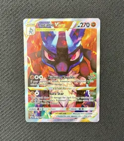 Pokemon TCG Lucario VSTAR SWSH291 Sword & Shield: Crown Zenith ETB Promo NM - Image 1