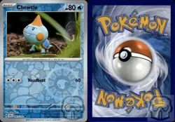 Chewtle 43/142 (Yuka Morii) Stellar Crown Pokemon Reverse Holo NM/M - Image 2