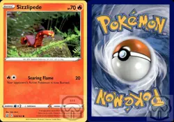 Sizzlipede (Yuka Morii) 029/163 C Battle Styles Pokemon NM/M - Image 2