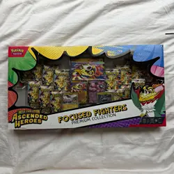 Pokemon TCG Mega Evolution Ascended Heroes Focused Fighters Box 14 Cards Promo - Image 1