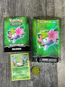 Pokemon Platinum Shaymin Flourish Theme Deck Opened OG OWNER!! - Image 1