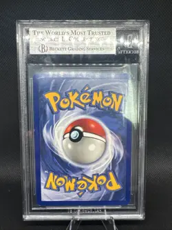 Pokemon Shadowless Squirtle C 1999 Base 1st Edition Thick 3-D Stamp BGS 8 - Image 2