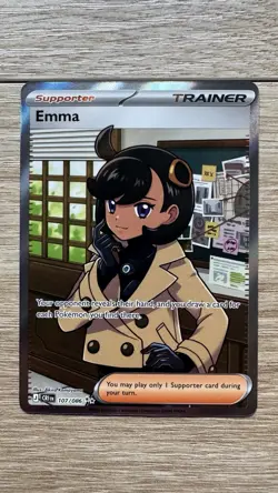 Pokemon Emma 107/086 - ME04: Chaos Rising Ultra Rare Holo Card NM - Image 1