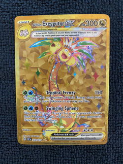 Alolan Exeggutor ex 248/191 Gold Hyper Rare Surging Sparks SV08 Pokemon Card NM - Image 1
