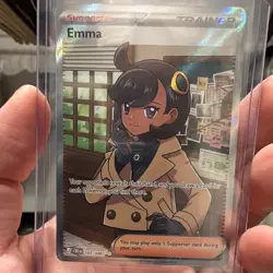 The Pokemon Company Crown Zenith Emma 107/086 Ultra Rare Full Art Holo Trainer - Image 1
