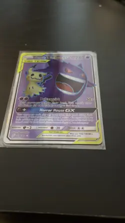 Pokemon TCG Gengar & Mimikyu GX Full Art 164/181 Team Up Ultra Rare - Image 2
