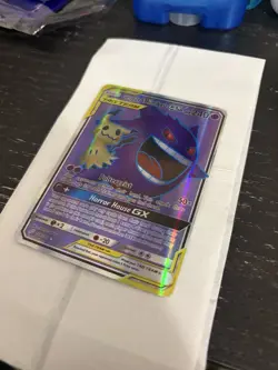 Pokemon TCG Gengar & Mimikyu GX Full Art 164/181 Team Up Ultra Rare - Image 3