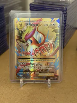 M Pidgeot EX 105/108 Evolutions Ultra Rare Full Art Holo Pokemon TCG Eng 220HP - Image 1