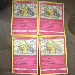 Pokemon TCG Mimikyu Lot of 4 58/145 Holo SM Guardians Rising English 2017 - Image 1